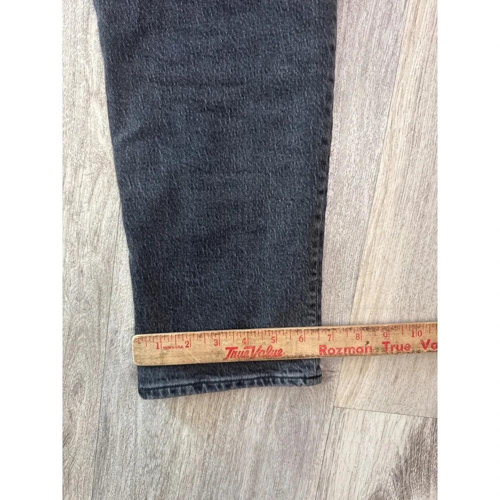 Madewell The Curvy Perfect Vintage Jean 29 Faded Black High Rise Tapered Denim